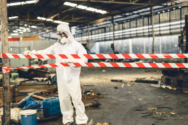 Professional Biohazard technician working in Turlock, CA